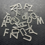 26 English Alphabet Metal Charms Rhinestone DIY Jewelry Accessory