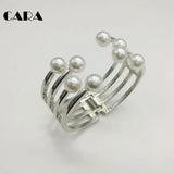Pearl Beads Decorated Bracelet for Women