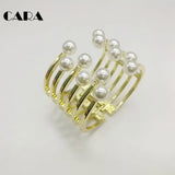 Pearl Beads Decorated Bracelet for Women