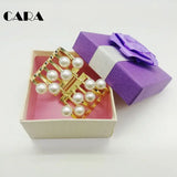 Pearl Beads Decorated Bracelet for Women
