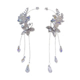 Bridal Crystal Zircon Ear Hanging Wedding Hair Decoration