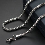 Men's Stainless Steel Chain Necklace - Classic Style