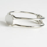 Charming Horse Eye Metal Bracelet Silver Plated Jewelry