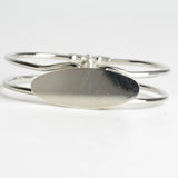 Charming Horse Eye Metal Bracelet Silver Plated Jewelry