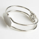 Charming Horse Eye Metal Bracelet Silver Plated Jewelry