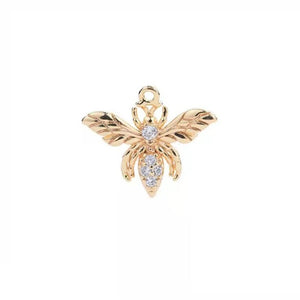 Bee Charm Crystal Animal Charms for DIY Jewelry Making