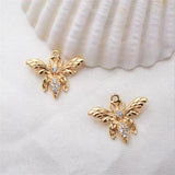Bee Charm Crystal Animal Charms for DIY Jewelry Making