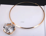 Shining Crystal Choker Necklace for Women
