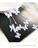 Exaggerated Butterfly Tassel Earrings for Women