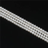 4-5mm Mother of Pearl Round Faceted Pearl for Jewelry Making
