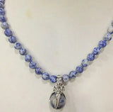 Real Egyptian Lapis Lazuli Beads Necklace & Pendant