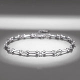 Sterling Silver Zircon Women's Bracelet