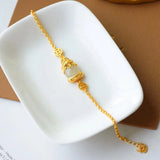 Hetian Chalcedony Brave Bracelet Chinese Retro Craft Women's Jewelry