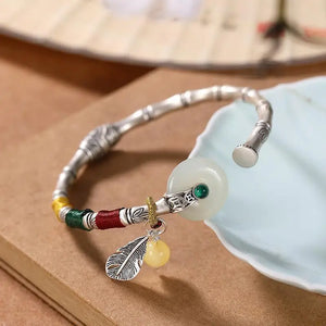 Hotan Chalcedony Safety Buckle Bracelet