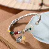 Hotan Chalcedony Safety Buckle Bracelet