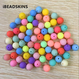 Light Matte Chunky Acrylic Solid Beads for Necklace