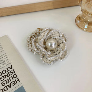 Pearl Hair Circle Retro Hair Band Hair Rope Female