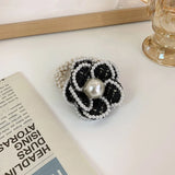 Pearl Hair Circle Retro Hair Band Hair Rope Female