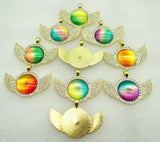 Natural Stone Opal Aventurine Pendant 8PC Wholesale DIY Jewelry Making