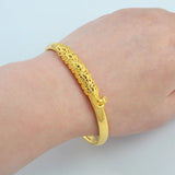 Plated Peacock Cuff Bangles Women Girl Mama Mothers Bracelets Jewelry