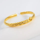 Plated Peacock Cuff Bangles Women Girl Mama Mothers Bracelets Jewelry