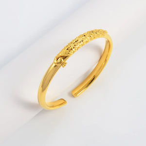 Plated Peacock Cuff Bangles Women Girl Mama Mothers Bracelets Jewelry