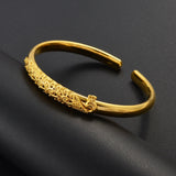 Plated Peacock Cuff Bangles Women Girl Mama Mothers Bracelets Jewelry