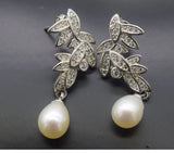 Freshwater Pearl Rice Hook Earrings 7-9mm Beads