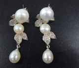 Freshwater Pearl Rice Hook Earrings 7-9mm Beads