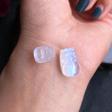 Moonstone Carved Brave Troops Pendant Pixiu Beads Gemstone