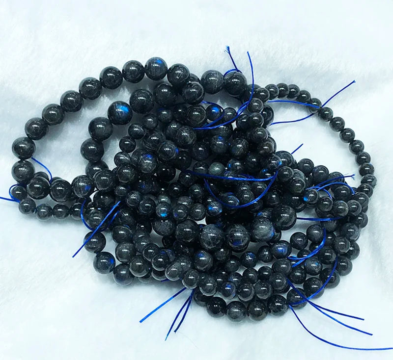 Labradorite Round Bead Bracelet 7/8/9mm