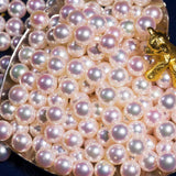 7-8mm Akoya Pearls Loose Beads for DIY Jewelry Making
