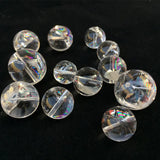 Rainbow Quartz Loose Beads Round 8-18mm DIY Jewelry Making Natural