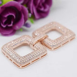 Square Clasp Hook for Jewelry DIY Necklace Beads Nature Woman