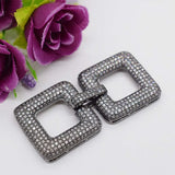 Square Clasp Hook for Jewelry DIY Necklace Beads Nature Woman