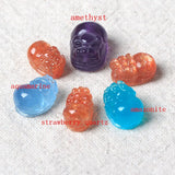 Strawberry Quartz/Amethyst/Amazonite/Aquamarine Pendant Beads