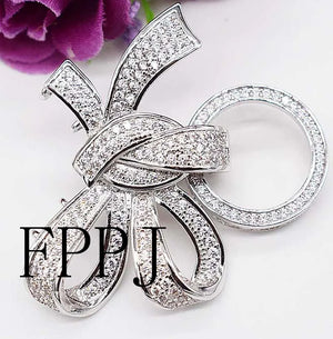 Yellow Golden Knot Shape Jewelry Clasp String Lock Hook