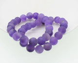 10mm Amethyst Round Bracelet 7.5in Beads Xmas