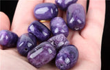 One Piece Charoite Egg Purple Loose Beads for DIY Jewelry Making