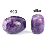 One Piece Charoite Egg Purple Loose Beads for DIY Jewelry Making