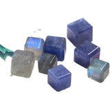 Tanzanite/Labradorite Square Loose Beads for DIY Jewelry Making