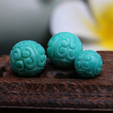 Round Turquoise Loose Beads for Jewelry Making