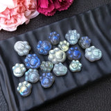 Labradorite Cat Foot Loose Beads 13-14mm for Jewelry Necklace