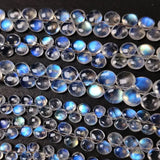 Moonstone Pear Drop/Heart Loose Beads for DIY Jewelry Making