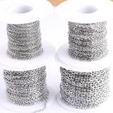 10m Stainless Steel Link Chains for Jewelry Making