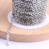 10m Stainless Steel Link Chains for Jewelry Making