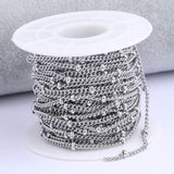 10m Stainless Steel Necklace Chains for DIY Jewelry Making