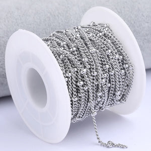 10m Stainless Steel Necklace Chains for DIY Jewelry Making