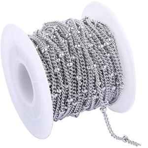 10m Stainless Steel Necklace Chains for DIY Jewelry Making