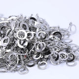 2m SS Feather Rosary Chains DIY Necklace Bracelets Making